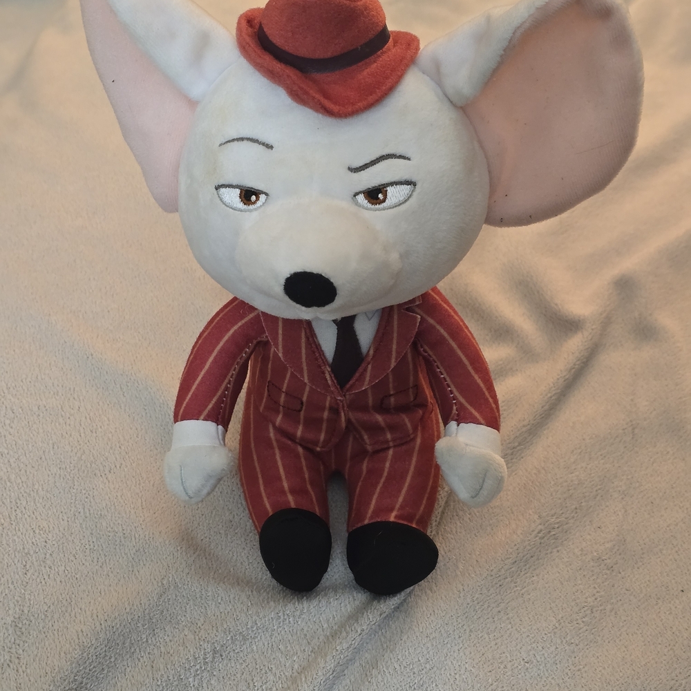 TY Beanie Baby Sing the Movie "Mike" the Mouse 7" Plush Stuffed Animal 2017 EUC